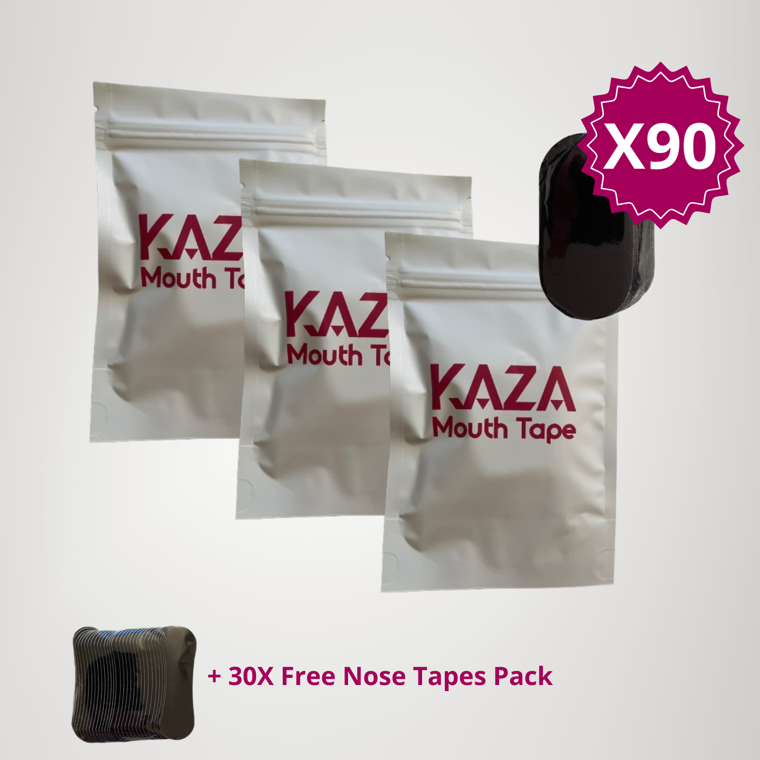 Anti-Snoring Kaza Mouth tape Based on Sleep Experts Principles (Pack of 30 nose tapes for a limited time!)