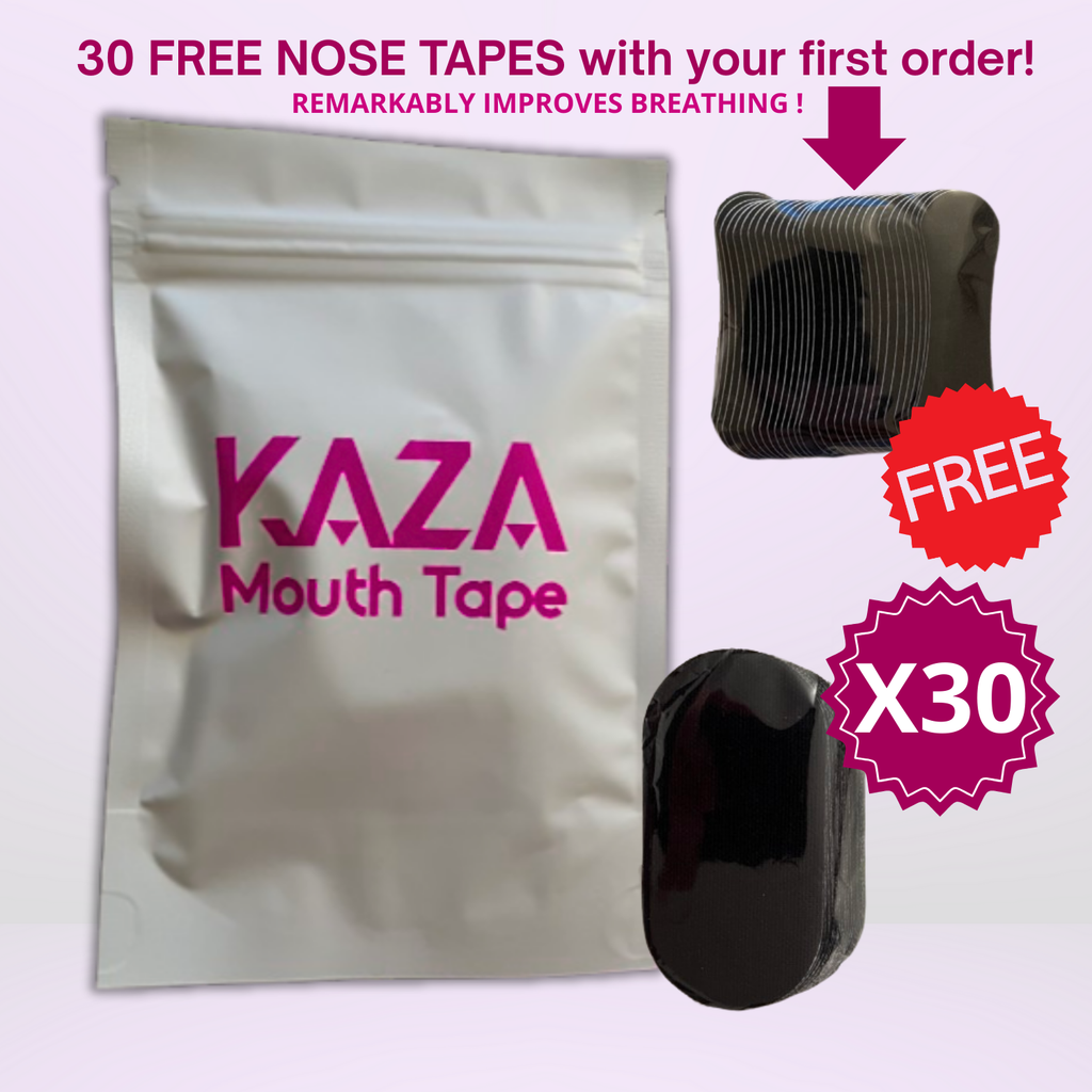 Anti-Snoring Kaza Mouth tape Based on Sleep Experts Principles (Pack of 30 nose tapes for a limited time!)